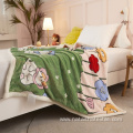 Snow velvet milk velvet printed children blanket